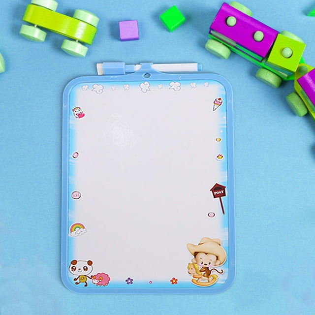 LSLJS Double-Sided Dry Drawing Board Home Message Board Student Whiteboard 5ml, Home Accessories