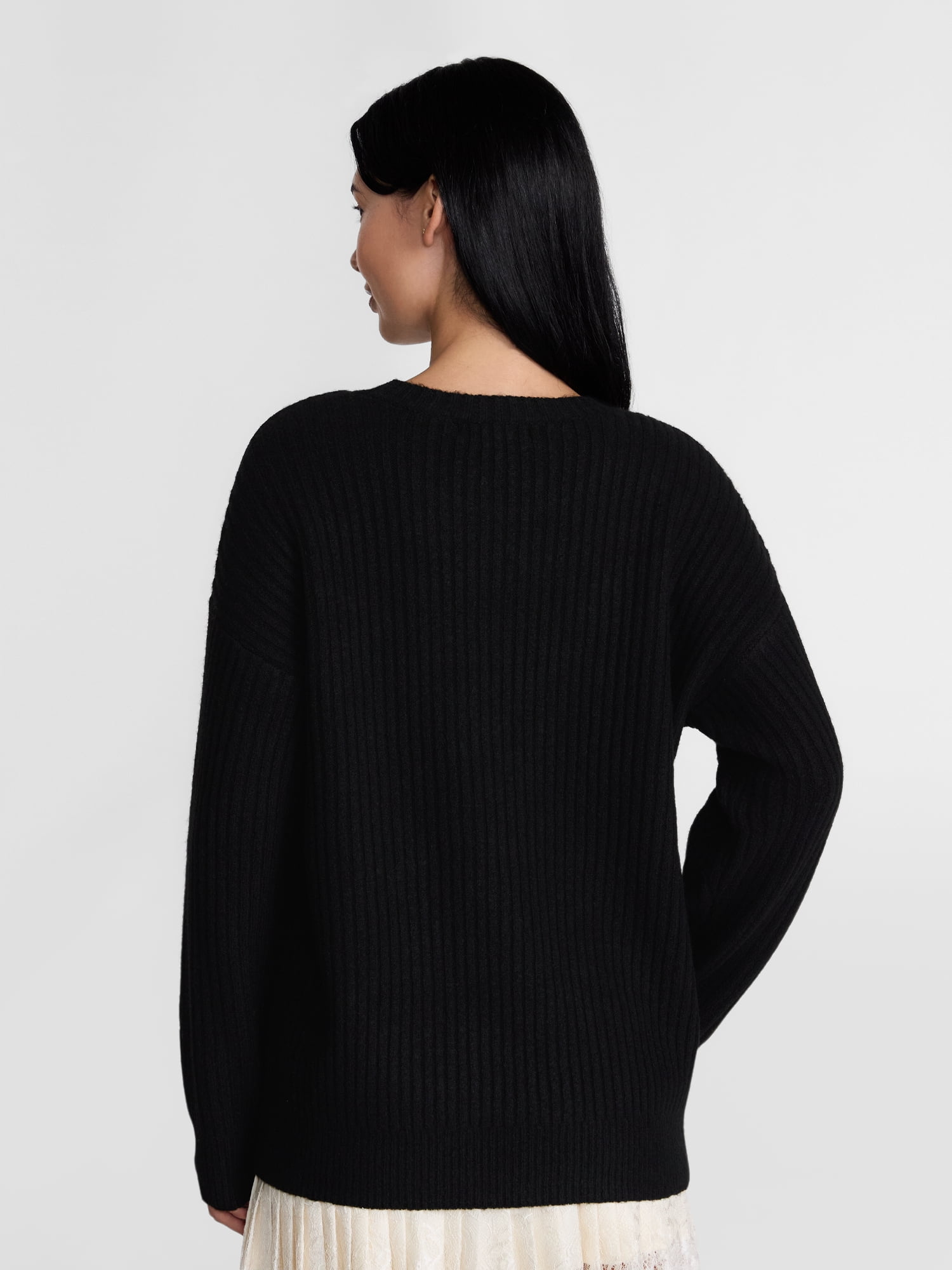 Madden NYC Women's Grommet Sweater with Long Sleeves, Midweight, Sizes XXS-XXL