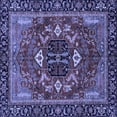 thumbnail image 1 of Ahgly Company Indoor Square Abstract Blue Modern Area Rugs, 8' Square, 1 of 4