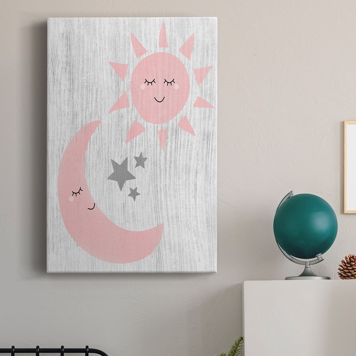 Sun and Moon Premium Gallery Wrapped Canvas - Ready to Hang