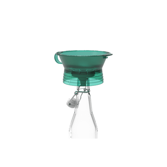 Masontops 6-in-1 Smart Canning Funnel, Canning Supplies for Regular and Wide Mouth Mason Jars, Multipurpose Kitchen Funnel for Mess-Free Filling