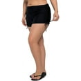 thumbnail image 6 of Women Plus Size Swim Shorts Drawstring Boyleg Swimsuits Bottoms Board Shorts, 6 of 7