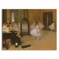 thumbnail image 2 of 32 x 24 The Dancing Class by Edgar Degas - Wall Art Print on Canvas Fabric Brown, 2 of 3