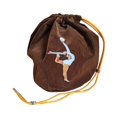 thumbnail image 3 of Bolsa de almacenamiento para pelota de gimnasia rítmica, funda protectora para ejercicios Marrón, 3 of 9