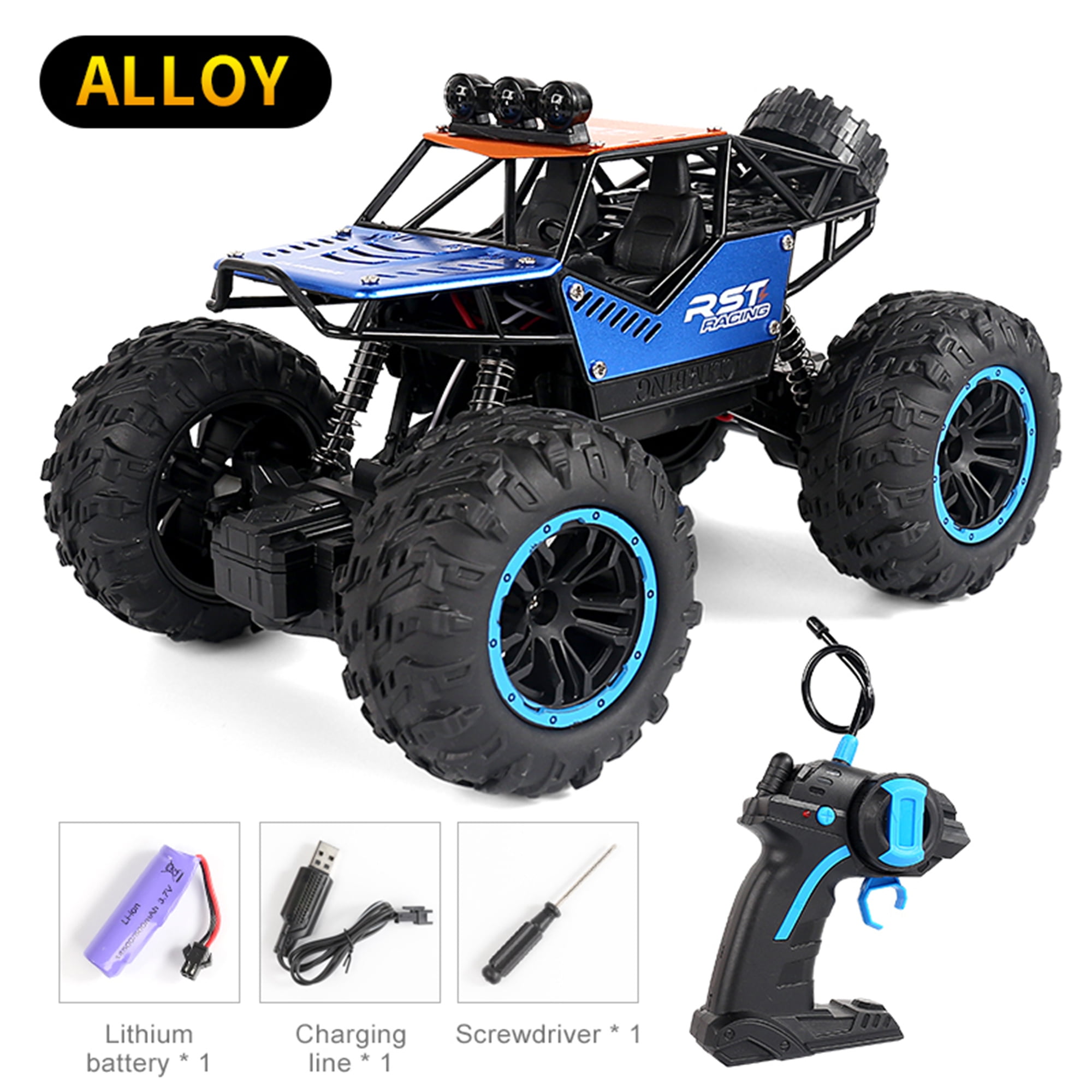 SeekFunning Jeep Remote Control Carï¼RC Car 2.4GHzï¼Racing with Rechargeable Batteries Kids Xmas