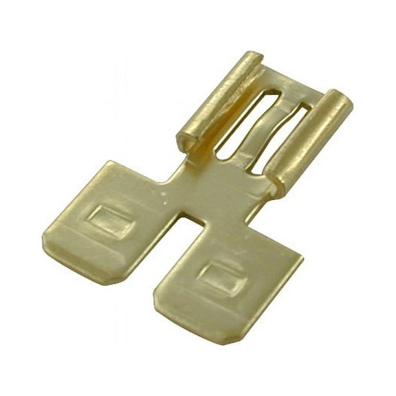 0.187" Wd. Female to Two Male Quick-Disconnect Terminals Adapter - (pack of 25)