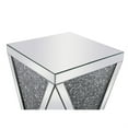 thumbnail image 5 of Elegant Decor Modern 18.5" Royal Cut Crystal Mirrored Accent End Table, 5 of 5