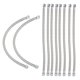 thumbnail image 2 of 10 Uds manguera de Metal Flexible tubo de aceite de freno de motocicleta accesorios de compresor de aire 3/8, 2 of 14