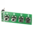 thumbnail image 2 of Módulo de tecla de 4 botones, placa de teclado de módulo de interruptor de botón pulsador universal de 4 teclas para UNO, 2 of 8