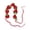 Red, variant on Summer Essentials Fashion Accessories for Women Strawberry Crochet Headband Cute Tie Back Kawaii Berry Headwear for Birthday Gifts Headbands for Women