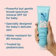 thumbnail image 5 of Baby Mineral SPF 50 Sunscreen Lotion, 5 fl oz, 5 of 9