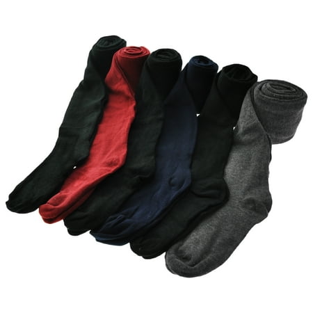 Angelina Lady's Winter Tights with Heel (6-Pack)