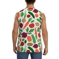 thumbnail image 4 of Daiia Vegetables Printed Men's Tank Tops,Casual Soft Sleeveless Gym Muscle Shirts Bodybuilding Tee-Large, 4 of 8