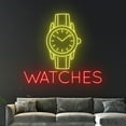 thumbnail image 4 of Handmadetneonsign Watches Led Sign, Hand Watches Neon Light, Fashion Accessory Neon Sign, Studio, 4 of 5