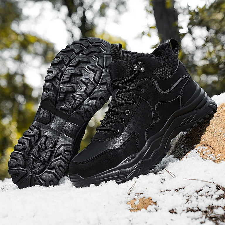 Women Boots Fashion Ankle Boots Comfortable Autumn and Winter Warm High Top Classic Durable Fall Boots for Women 2024 Stylish Sleek Fall Boots Casual Boots for Women Black 45 Black 45 Walmart