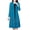Blue, variant on Women's Long Cardigan Open Front Lightweight Cover-Up Long Sleeve Sheer Shrugs for Casual Wear Swing Cozy