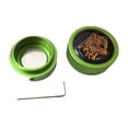 thumbnail image 1 of S SERENABLE Pool Chalk Holder Aluminum Billiard Chalk Storage Metal Box, Pool Chalk Case Green, 1 of 9