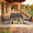Grey-5, variant on Outdoor Patio 3-Piece Rocking Bistro Furniture Set, Cushioned Rocker Chairs with Tempered Glass Coffee Side Table,Gray