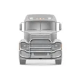 thumbnail image 3 of Compatible with Mack CH Set-Back 1999-2003 Front Grille Deer Moose Brush Bumper Guard Chrome, 3 of 7