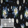 thumbnail image 5 of King Pillow Cases Standard Size - Blue White Daisies Flowers Soft Envelope Closure Microfiber Block Print Pillow Cover, Wrinkle Stain Resistant Travel Pillow Covers Standard Size 20x36in, 5 of 7