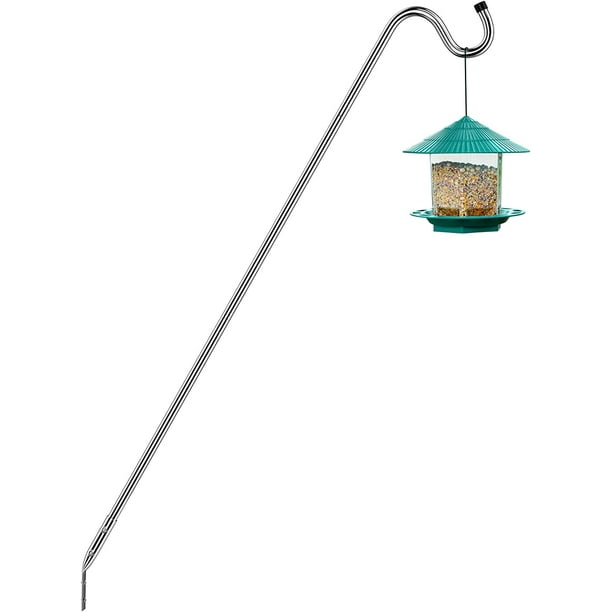 Heavy Duty Deck Hook, Bird Feeder Pole, 41 inch Direction and Length Adjustable Deck Hook for