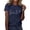 A-Navy5, variant on Women's Smile Heart Print T Shirt Short Sleeve Crewneck Graphic Tee Lightweight Casual Positive Tees
