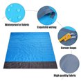 thumbnail image 4 of Tapis de Plage de camping Extérieur Imperméable en polyester gingaid Couverture de Pique-Nique, 4 of 4
