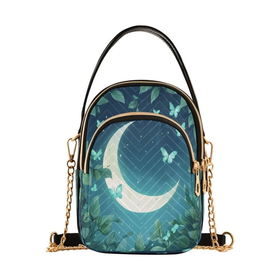 WOBOGO Butterfly Around The Moon Ladies Chain Shoulder Bag Fashion Designer Handbag Versatile Classic Style