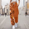 thumbnail image 1 of WILLBEST Pantalones Casuales para Mujer, Cómodos Pantalones Deportivos con Estampado de Halloween, Cintura Elástica Suave, para Uso Diario, Versátiles para Otoño E Invierno. Extra Grande, 1 of 4