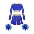 thumbnail image 2 of Aislor Uniforme de Cheerleading pour Filles Enfants Tenues de Cheer Patchwork Métallique Costume de Compétition Performance C02 12, 2 of 5