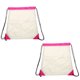 thumbnail image 1 of 2 piezas de bolsa de cordón transparente de PVC, mochila con cordón impermeable, bolsa de almuerzo transparente, mochila pequeña transparente para estadios y eventos deportivos, 1 of 6