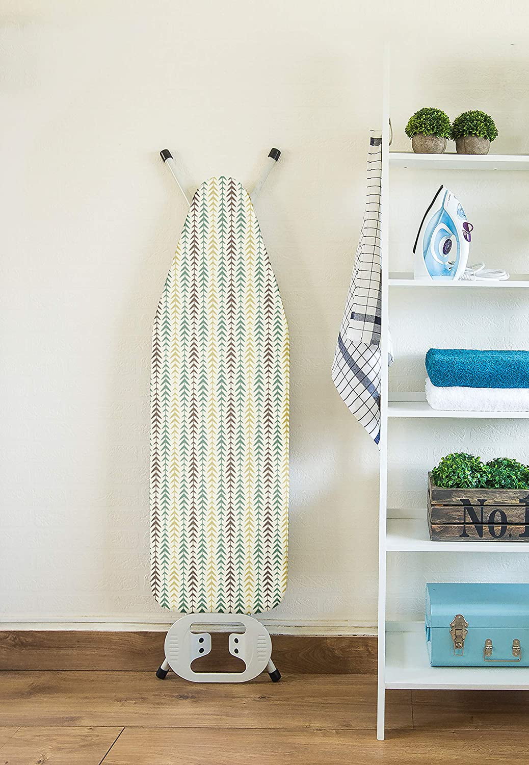 Ironing Board Cover with Thick Felt Pad 15 x 54 inch Drawstring Tightening, 