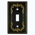 thumbnail image 2 of Metal Light Switch Plate Outlet Cover (French Victorian Frame - Single Toggle), 2 of 2