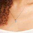 thumbnail image 3 of Lab Grown Diamond Pendant Necklace For Women | 2 Carat IGI Certified Marquise Shape FG-VS | Solitaire Pendant Necklace 14K White Gold | Quartze Split Bail, 3 of 7