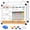 Month-Multicolor, variant on Marsrock On Sale 17"x13" Green Weekly Whiteboard with Aluminum Frame,Planner Cork Board Combo for Wall,Reversible Hanging Dry Erase Board