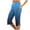 Blue, variant on SwiftWear Women's Gradient Capri Pants Summer Drawstring Casual Stretchy 7/8 Length Pants with Side Pockets for Active & Relaxed Style​