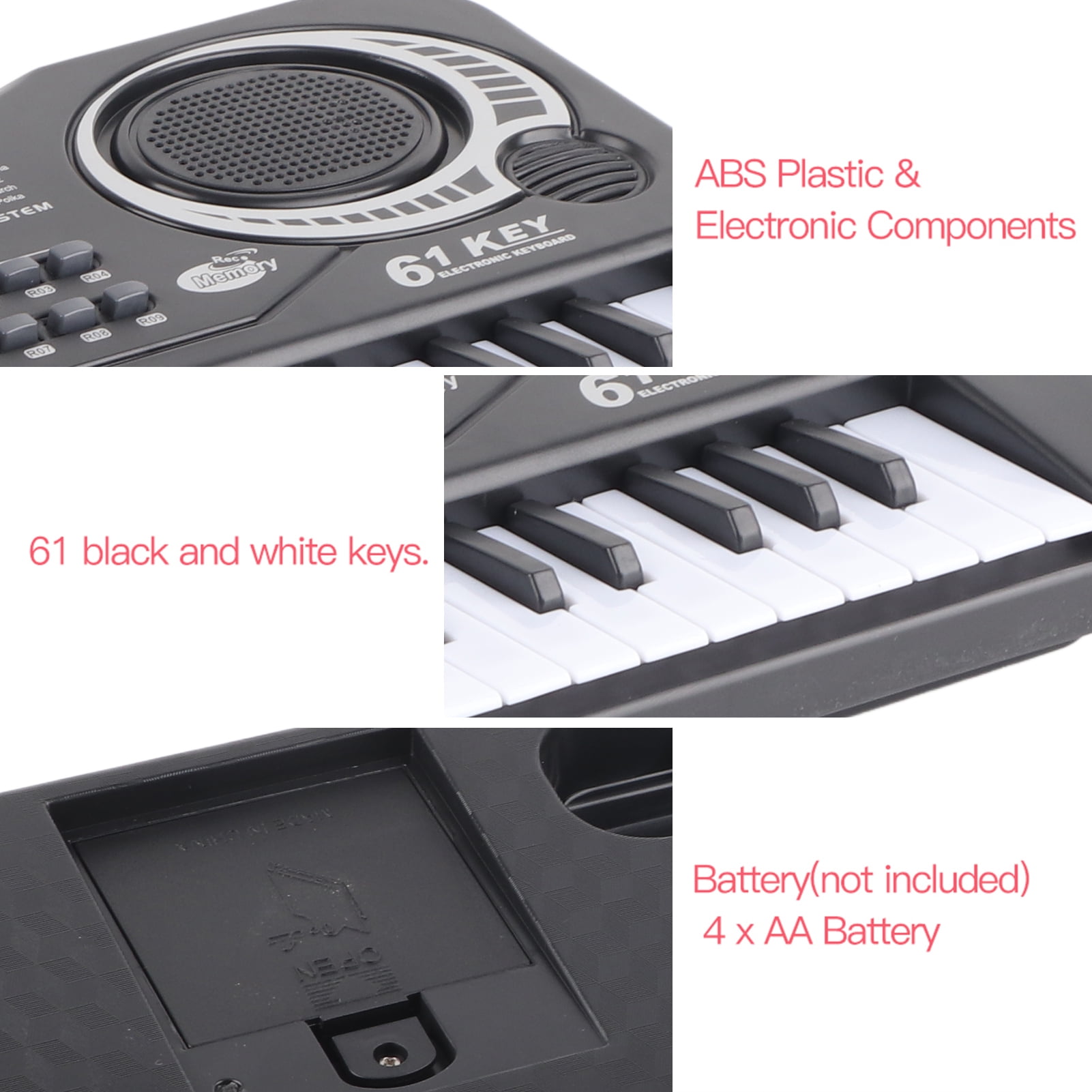 Electric Digital Piano, Electric Piano, Portable Piano Keyboard Electric Piano, Keyboard Piano For Kids For Adults Musical Instruments Starter Educational