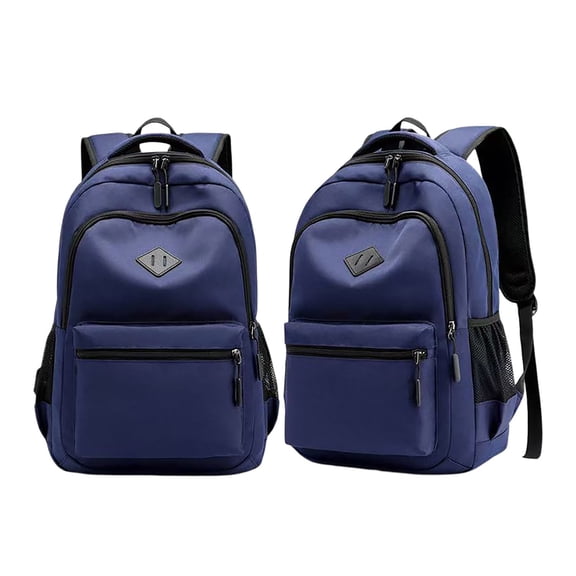 Gyujnb School Backpack, Black Backpack for School College and Travel: Bookbag with 8 Compartments, Backpack for School