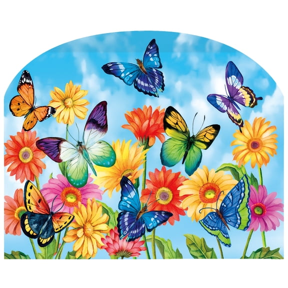 Briarwood Lane Spring Art Sign 8.25x10.25 Fluttering Butterflies For Spring Art Sign