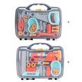 thumbnail image 3 of Kids Toy Tool Set Realistic Kids Construction Toy Include Drill, Sander Toy, 3 of 4