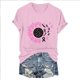 thumbnail image 2 of Blusas de Manga Corta para las Mujeres Divertida Impresión Cuello Redondo Camiseta Vintage, Blusas de Primavera para las Mujeres, 2 of 4