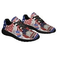 thumbnail image 6 of Happy 4th of July Patriotic Gnomes Truck Shoes Sneakers Black Size 10, 6 of 7
