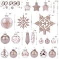 thumbnail image 2 of Set de Adornos Navideños SHareconn 86 piezas irrompibles transparentes, 2 of 7