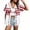 White3, variant on Unir Light Polyester Women 4th Of July Baseball Button Up , Patriotic USA Star Striped Short Sleeve Casual Shirt, Loose Summer Holiday Layering Outer Top, S-XXXXXL, True To Size