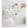 thumbnail image 2 of Elephant Self Adhesive Bathroom Shelf Organizer Rack, Without Drilling Wall Shower Shelf For Bathroom Accessories, Sleek & Simple Design (White) Pack Of 1, 2 of 4