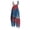 Blue(American Flag Stars Striped), variant on 4th of July Jumpsuits for Women Patriotic American Flag Stars Sleeveless Wide Leg Jumpers Freedom Adjustable Strap Jumpsuits 1776-2026 Trendy Festival Overalls Red 2XL