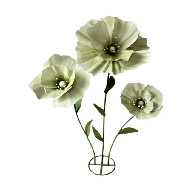 segolike Wedding Giant Flowers for Decoration Huge Artificial Flower for Ritual Occasions Green