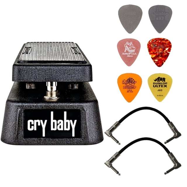 Pedal Wah Dunlop Crybaby GCB-95 Classic con cables y púas