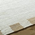 thumbnail image 6 of Hauteloom Yuval Jute Living Room, Bedroom Area Rug - Traditional, Transitional - Cream, Charcoal - 5' x 7'6", 6 of 6
