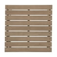 thumbnail image 7 of GDF Studio Cartagena Outdoor Acacia Wood 3 Piece Adirondack Chair Chat Set, Gray, 7 of 7